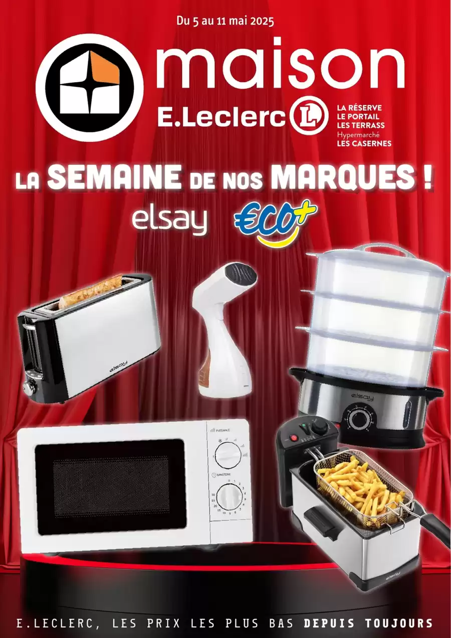 Catalogue des offres de E.Leclerc du 04/05/2025 au 10/05/2025 - 25C710LR