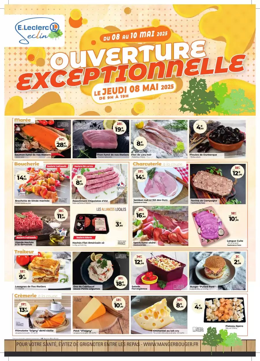 Catalogue des offres de E.Leclerc du 07/05/2025 au 09/05/2025 - 25M175901