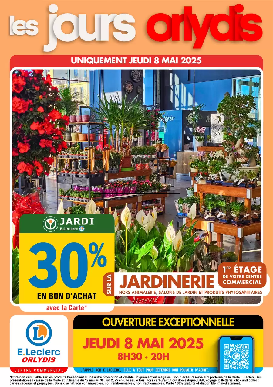 Catalogue des offres de E.Leclerc du 07/05/2025 au 09/05/2025 - 3 JOURS FOUS