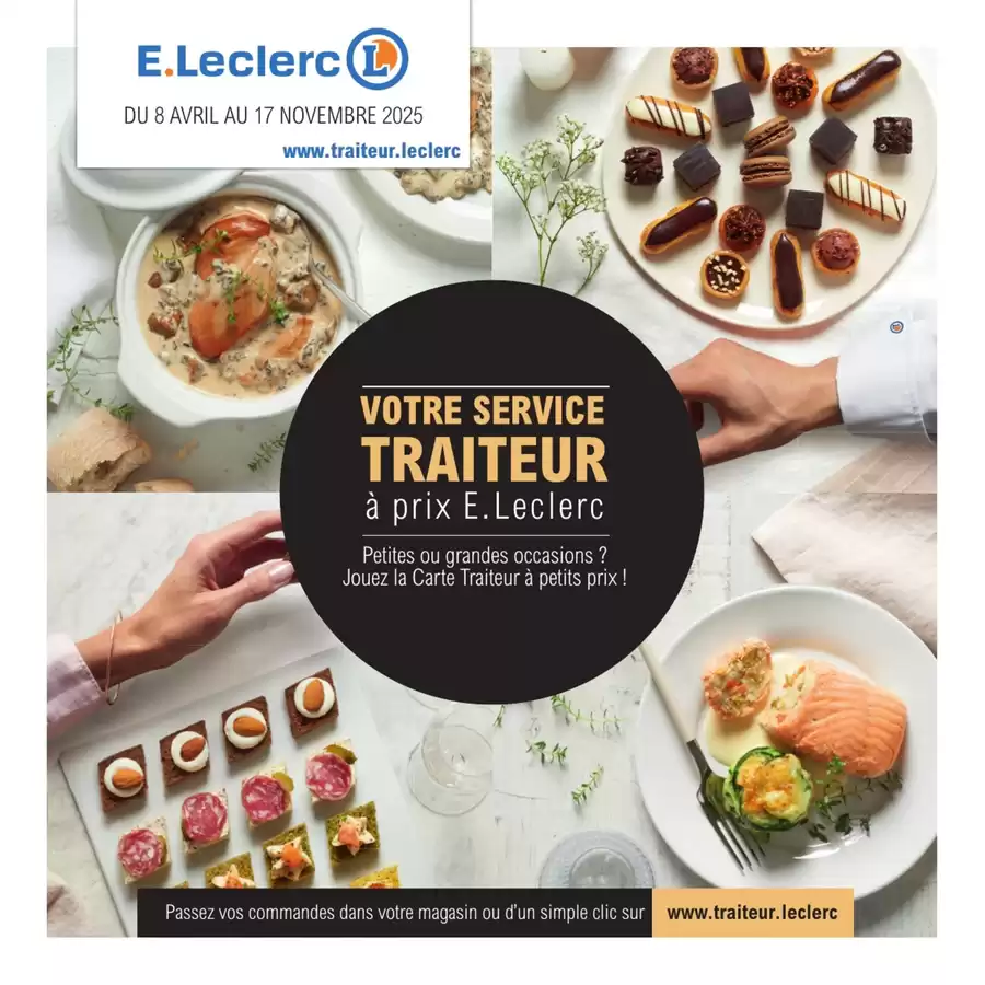 Catalogue des offres de E.Leclerc du 07/04/2025 au 16/11/2025 - CARTE TRAITEUR PERMANENTE - MIXTE