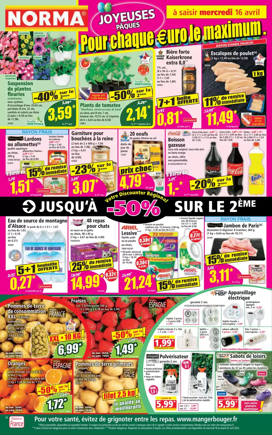 Catalogue des offres de Norma du 22/04/2025 au 28/04/2025 - Catalogue Norma
