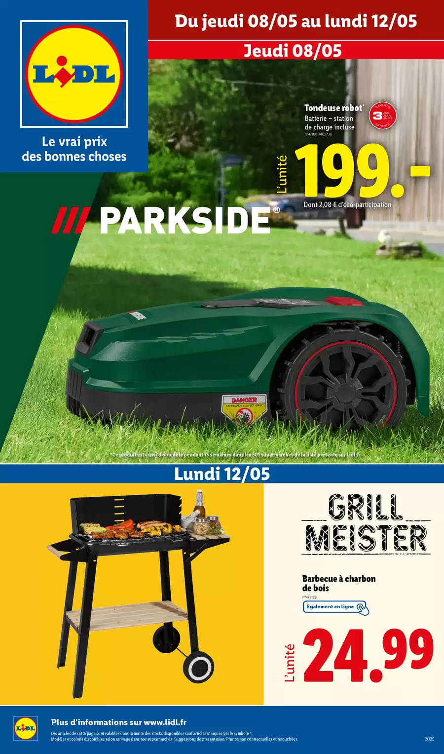Catalogue des offres de Lidl du 07/05/2025 au 11/05/2025 - Chez Lidl, retrouvez des accessoires pour la cuisine, le bureau et bien plus encore !