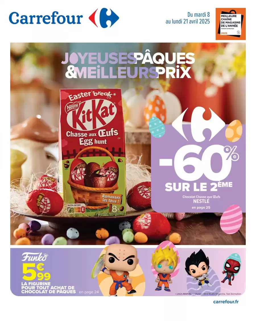 Catalogue des offres de Cora du 07/04/2025 au 20/04/2025 - Joyeuses Pâques et meilleurs prix