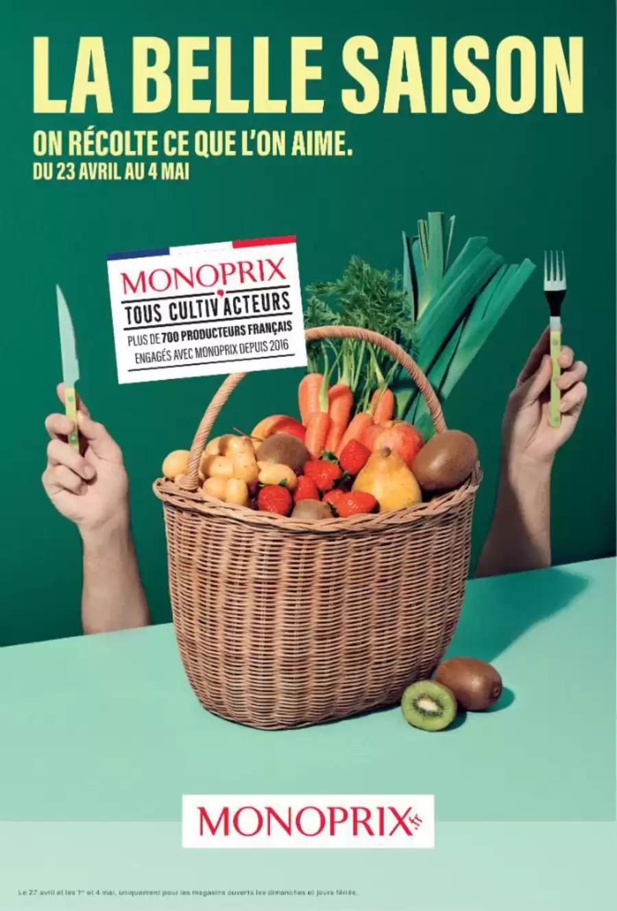 Catalogue des offres de Monop' du 20/04/2025 au 03/05/2025 - La belle saison