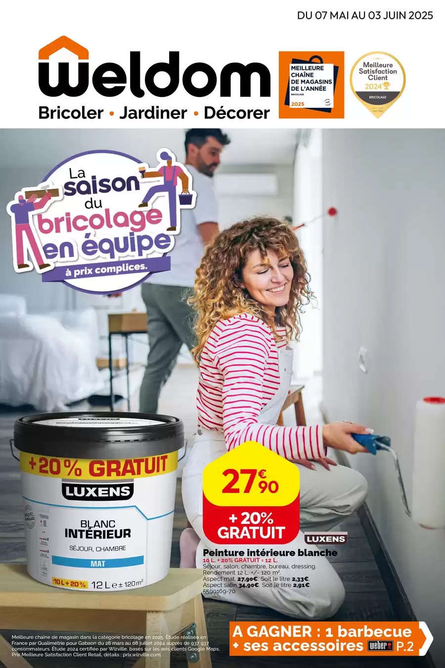 Catalogue des offres de Weldom du 06/05/2025 au 02/06/2025 - La saison du bricolage en équipe