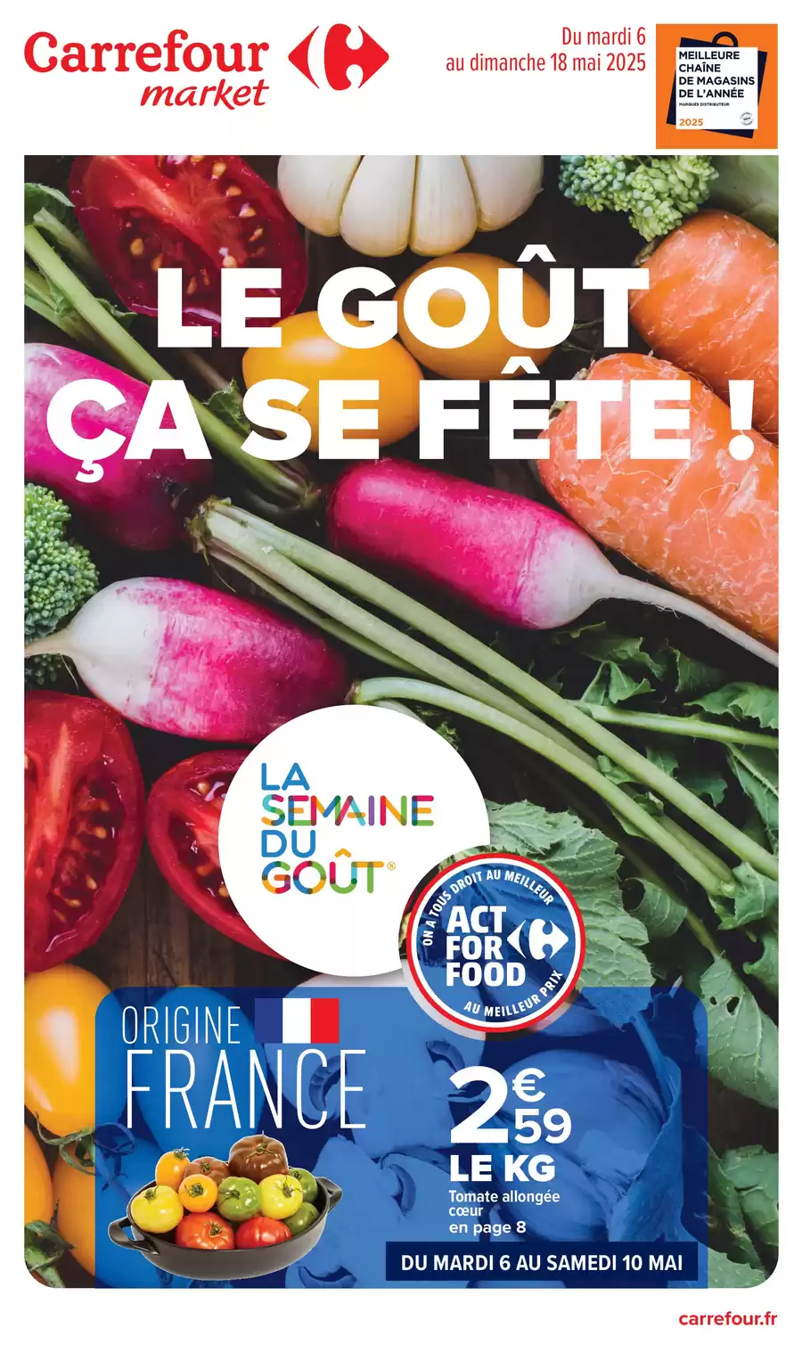 Catalogue des offres de Carrefour Drive du 05/05/2025 au 18/05/2025 - LE GOÛT ÇA SE FÊTE !
