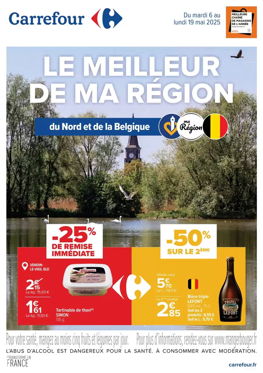 Catalogue des offres de Cora du 05/05/2025 au 18/05/2025 - Le meilleur de ma région du Nord et de la Belgique