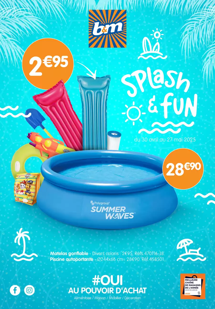 Catalogue des offres de B&M du 29/04/2025 au 26/05/2025 - Outdoor