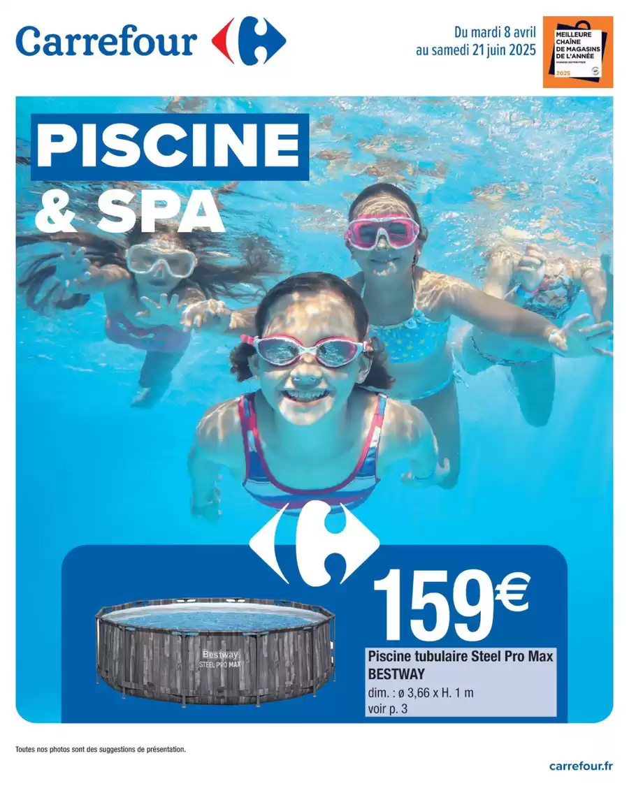 Catalogue des offres de Cora du 07/04/2025 au 20/06/2025 - Piscine et spa