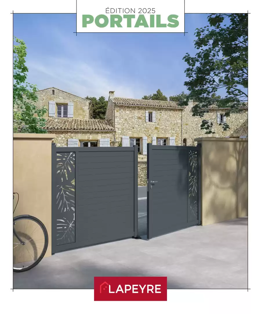 Catalogue des offres de Lapeyre du 27/04/2025 au 30/12/2025 - Portails Edition 2025