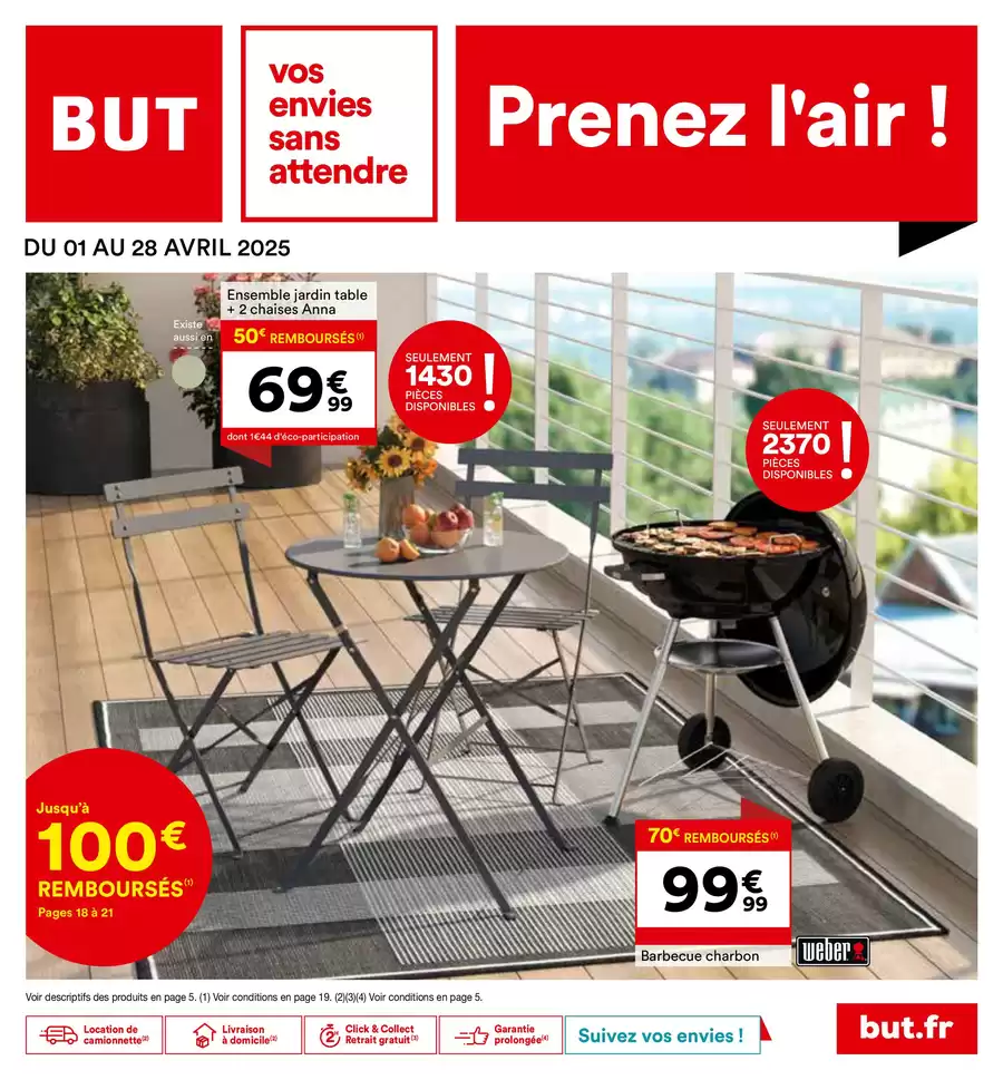 Catalogue des offres de BUT du 21/04/2025 au 28/04/2025 - Prenez l'air !