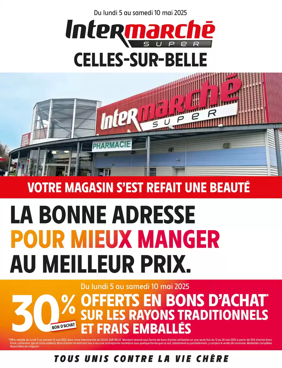 Catalogue des offres de Intermarché du 05/05/2025 au 09/05/2025 - PROS LOCAL - 09114 CELLES SUR BELLE