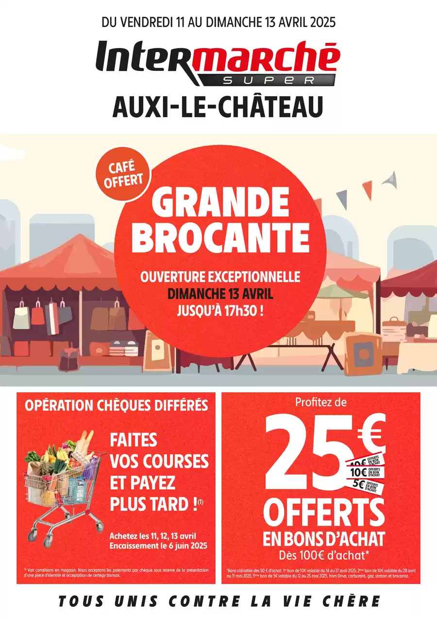 Catalogue des offres de Intermarché du 10/04/2025 au 12/04/2025 - PROS LOCAL - PDV 03572 - AUXI-LE-CHATEAU