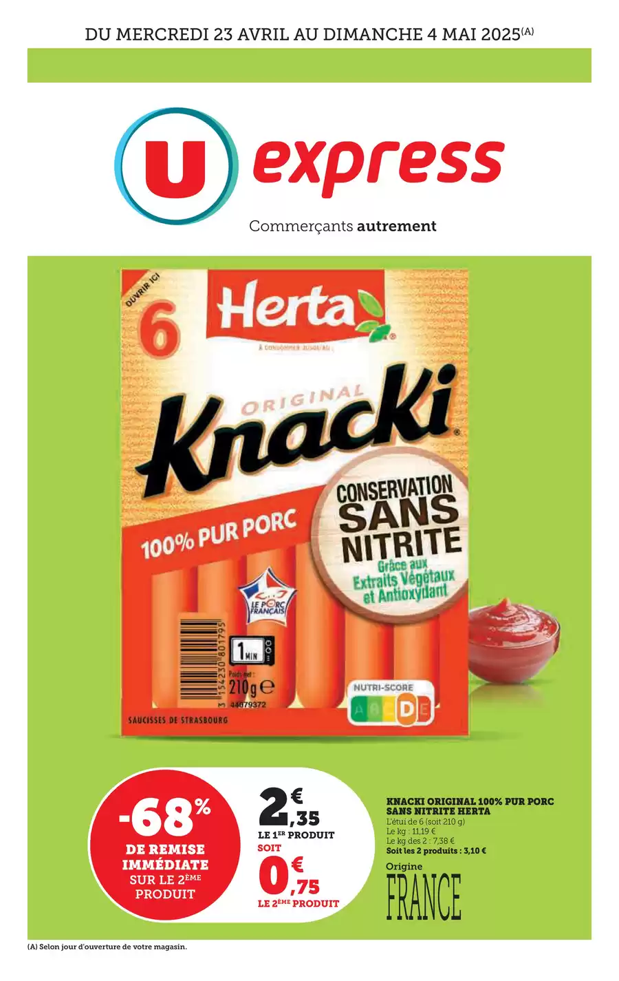 Catalogue des offres de Hyper U du 22/04/2025 au 03/05/2025 - Spécial Entretien