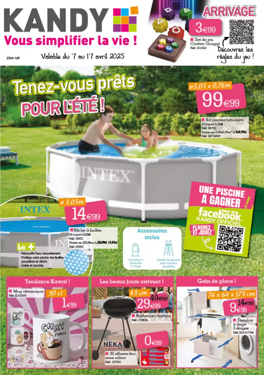 Catalogue des offres de KANDY du 06/04/2025 au 16/04/2025 - Tenez-vous prêts pour l'été !